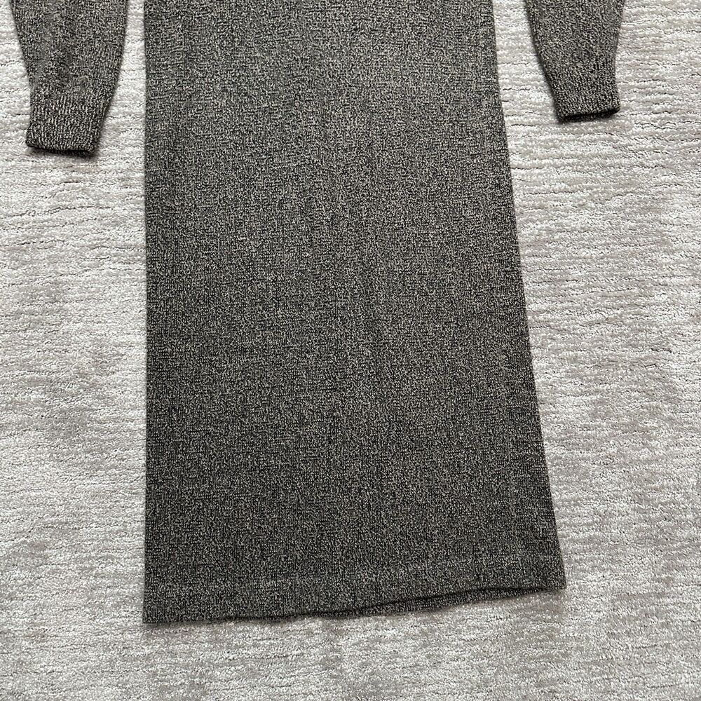 VTG Horchow Sweater Dress Womens 6 Brown Lambswool Blend Classic Long Sleeve - Picture 7 of 11